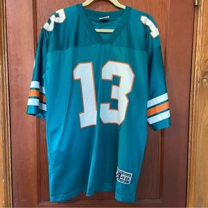 Dan Marino Miami Dolphins Starter Vintage 90s Mesh Sz 48 Large NFL Sport Jersey